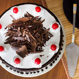 Top View of Black Forest Cake
