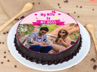 Boss Wife Photo Cake