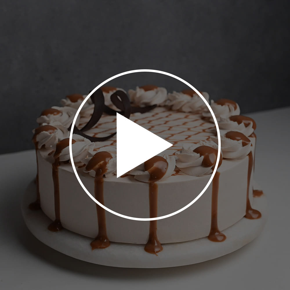 Irresistible Caramel Drip Cake