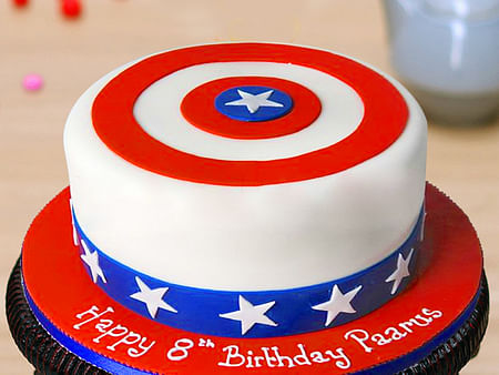 Buy Captain America Theme Cake Captain Delight