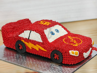 McQueen Racer - Car Theme Birthday Cake
