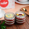 Children's Day Red Velvet Photo Jar Cake