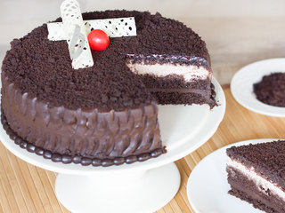 Sliced View of Choco-Thrill Chocolate Mud Cake