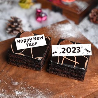 Chocolate New Year Truffle Pastries