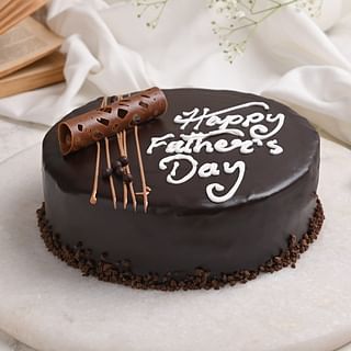 Fathers Day Chocolate Truffle Cake
