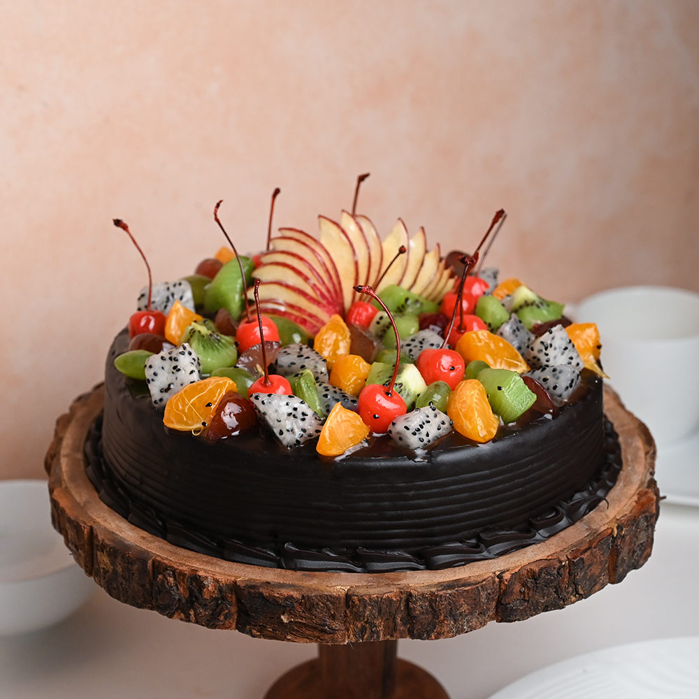 Buy Chocolate Truffle Fruit Cake-Chocolate Truffle Fruit Cake