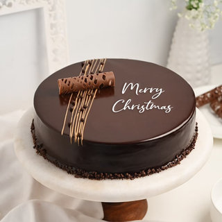 Christmas Wishes Chocolate Truffle Cake