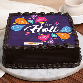 Happy Holi Colourful Cake