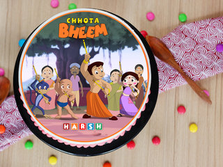 Chota Bheem Photo Cake