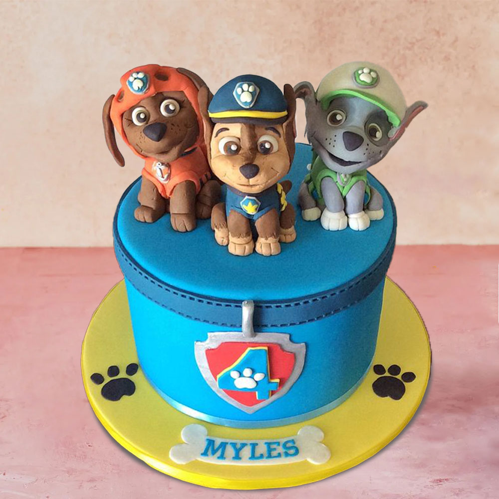 Buy Delightful Paw Patrol Theme Cake-Cutie Paw Patrol Cake