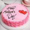 Mothers Day Round Vanilla Strawberry Cake 