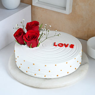 Essence of Love VDay Pineapple Cake:Valentines Day Cakes