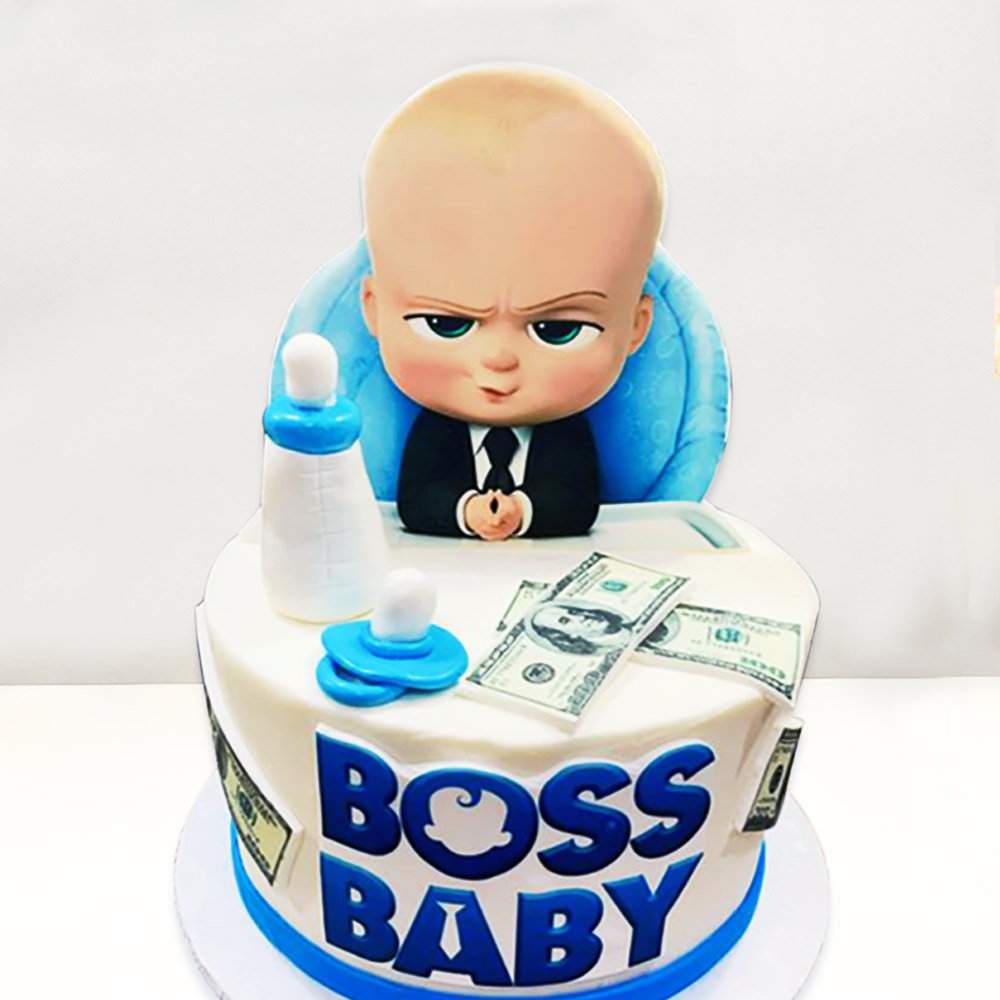 Buy Famous Boss Baby Fondant Cake-Famous Boss Baby Cake