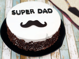 Moustache Cake for Dad