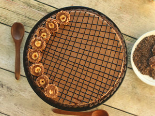 Top View of Classic Rocherlicious Cake in Hyderabad