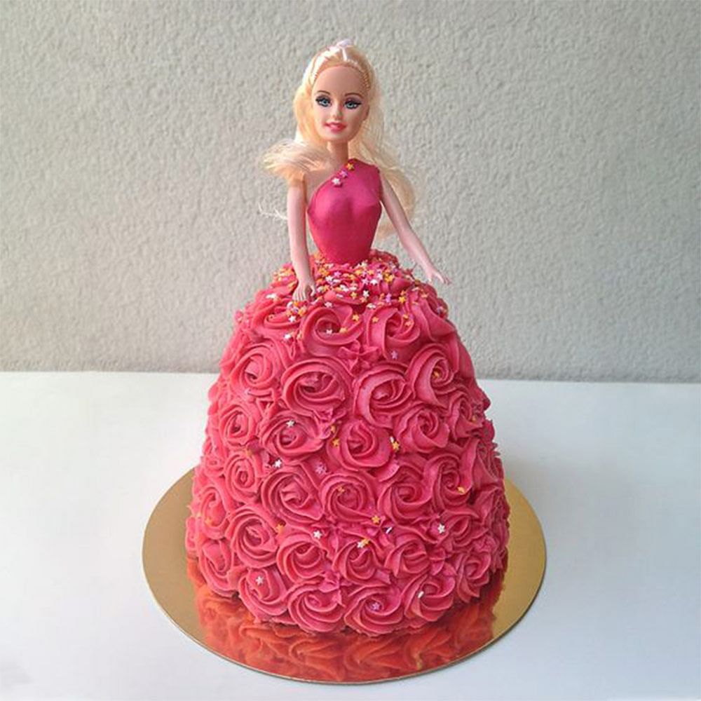 Barbie Doll Cake | Trending Cakes for girls- Kukkr Cakes