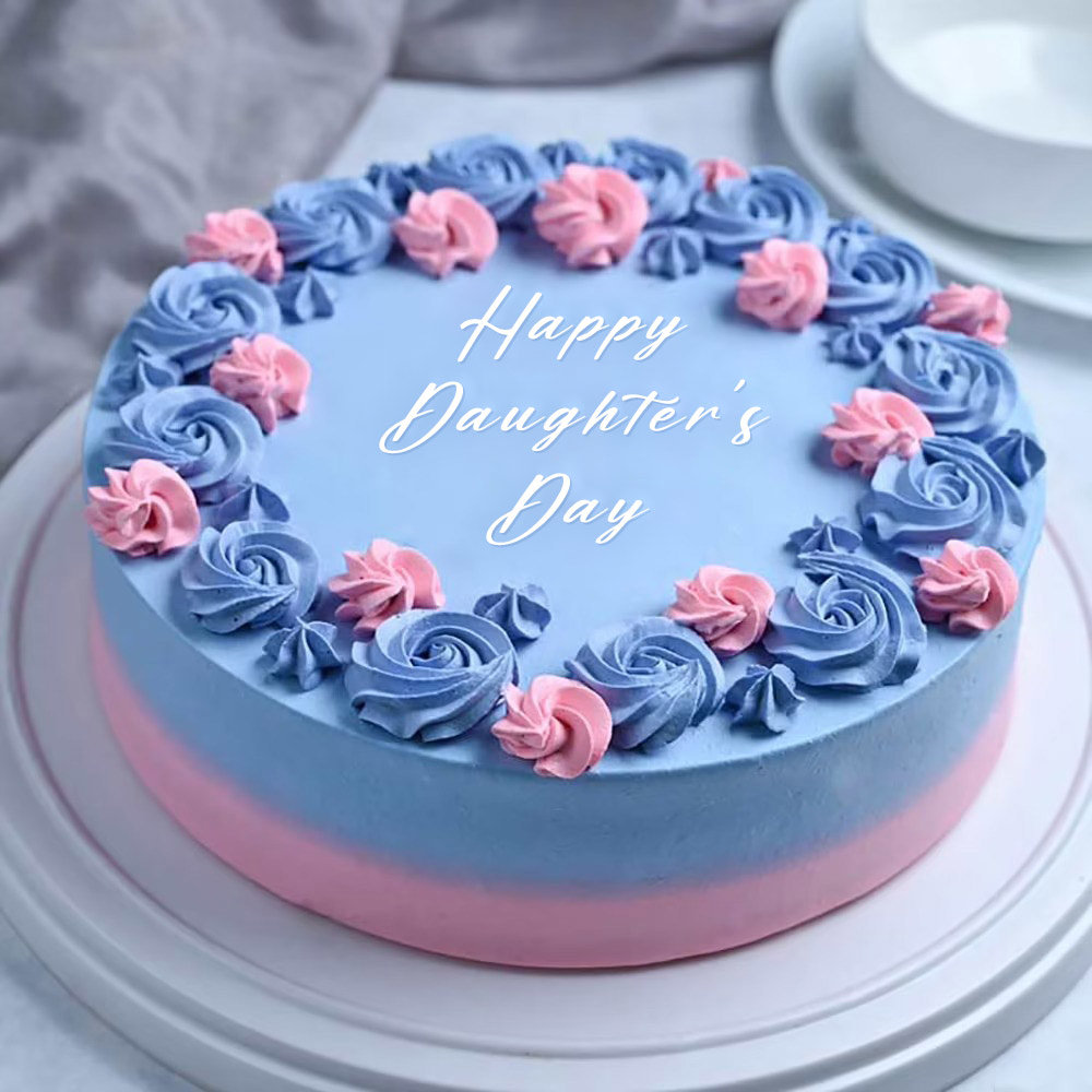 Happy Daughters Day Poster Cake Half Kg