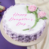 Blooming Daughters Day Strawberry Cake