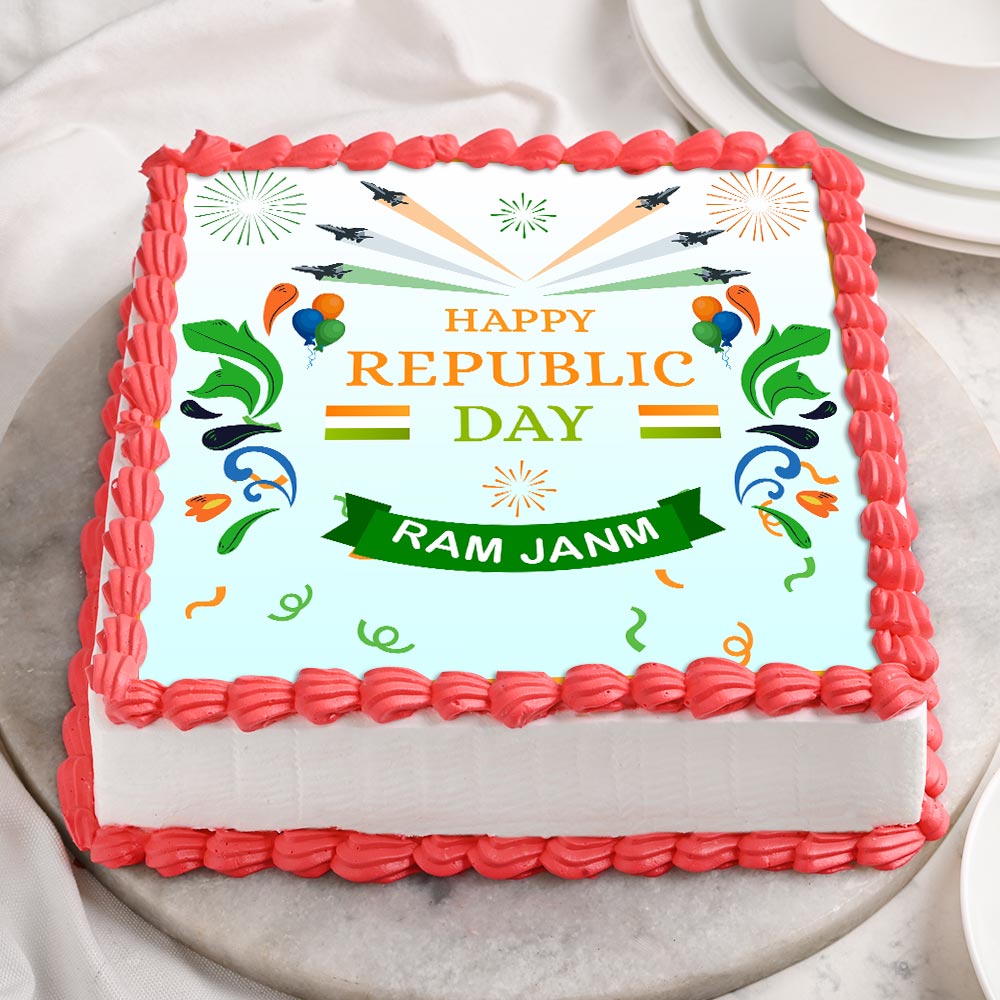 Buy Happy Republic Day Poster Cake-Happy Republic Day Poster Cake