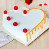 Heartilicious Gateau - Heart Shaped Vanilla Cake in Bangalore