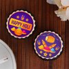 Top View of Holi Chocolate Special Poster Cupcakes
