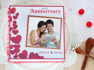 Imperfectly Perfect - Photo Cake for Anniversary Celebration