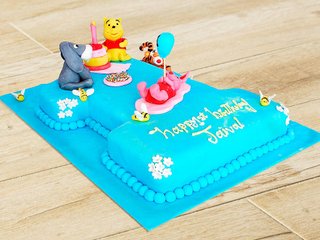 Kindergarten Number Theme Cake For First Birthday