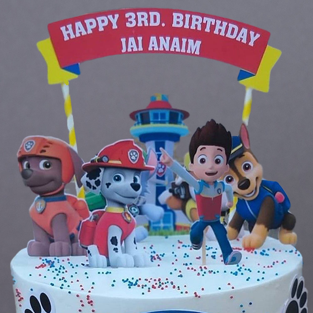 Buy Paw Patrol Familia Theme Cake-La Paw Patrol Cake