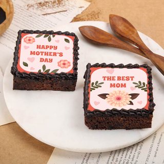 Mothers Day Choco Brownies Cake