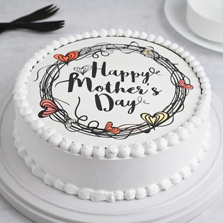 Mothers Day Photo Delight: Send this Special Cake on Mom's Day