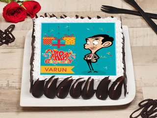 Mr Bean Poster Cake
