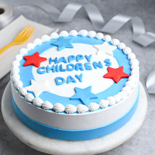 Children's Day Pineapple Cream Cake