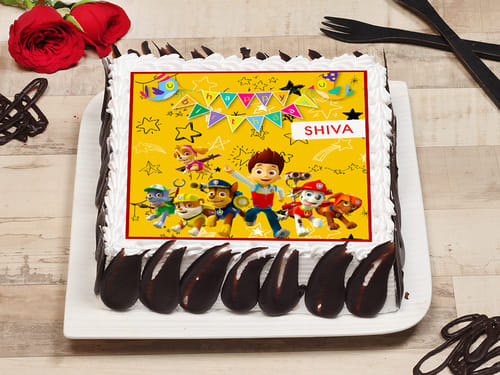 Buy Paw Patrol Poster Cake Paw Patrol ay Cake