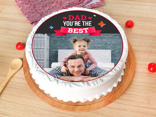 A Photo Cake for Dad