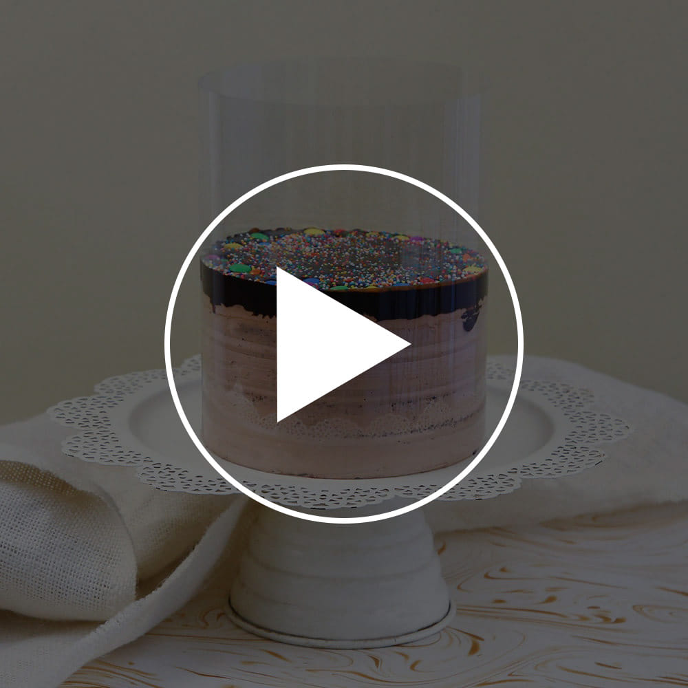 Chocolate Gems Pull Up Cake