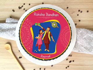 Rakhi  Poster Cake for Brother