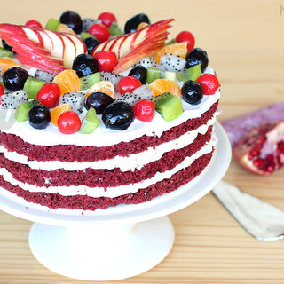 Red Velvet Fruit Cake in Noida