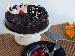 Republic Day Chocolate Cake