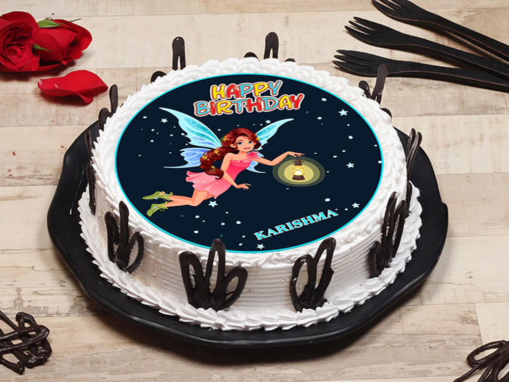 Fairy Barbie Birthday Cake