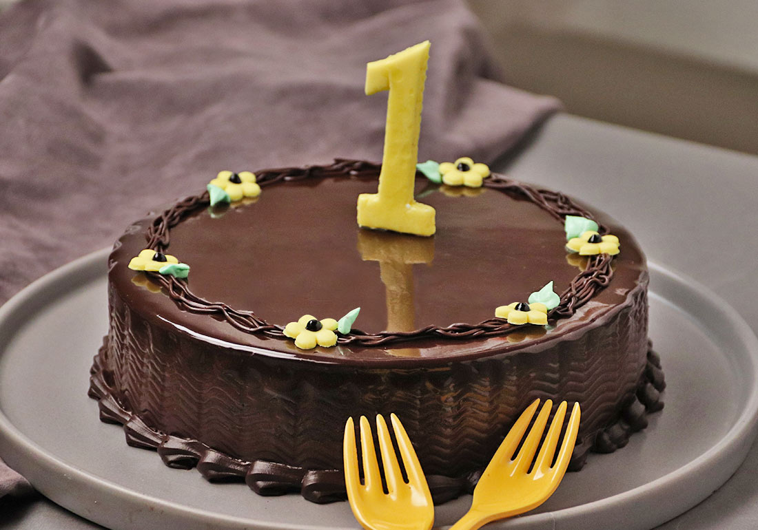 First Anniversary Choco Cake