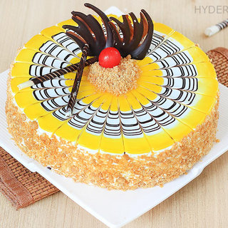 Order Spongy Creamy Butterscotch Cake in Hyderabad