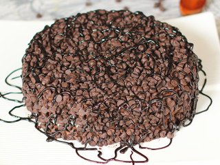 Zoomed View of Trip To Paradise - A Choco Chip Cake