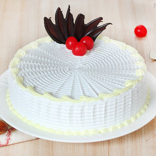 Creamy Joyous - Round Shaped Vanilla Cake in Noida