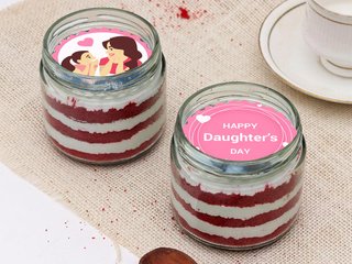 Scrumptious Red Velvet Jar Cake