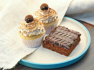 Nutella Walnut Brownie N Coffee Cupcake