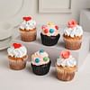 Set Of 6 Different Flavored Cupcakes