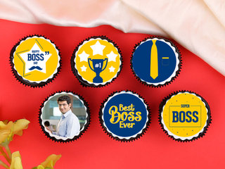 Boss Day Custom Cupcakes