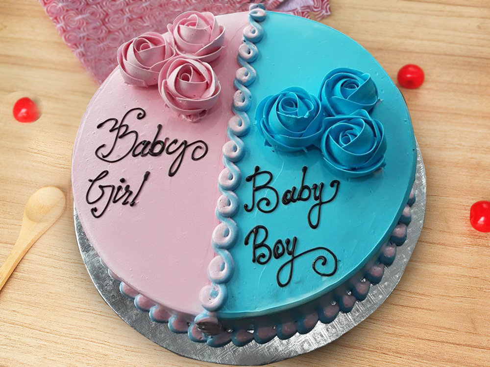 Buy Baby Girl Baby Boy Cake Baby Girl Or Boy Cake