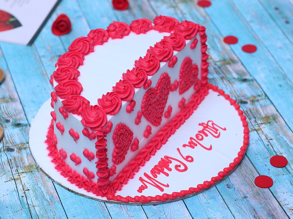 Buy Red Velvet Half Cake Half Pound Of Love