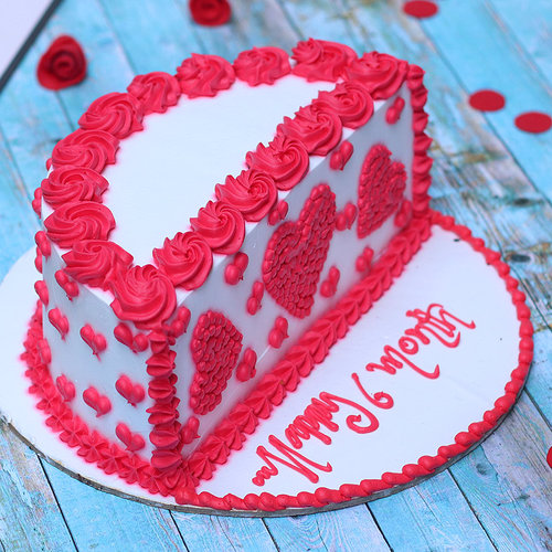 Buy Red Velvet Half Cake Half Pound Of Love